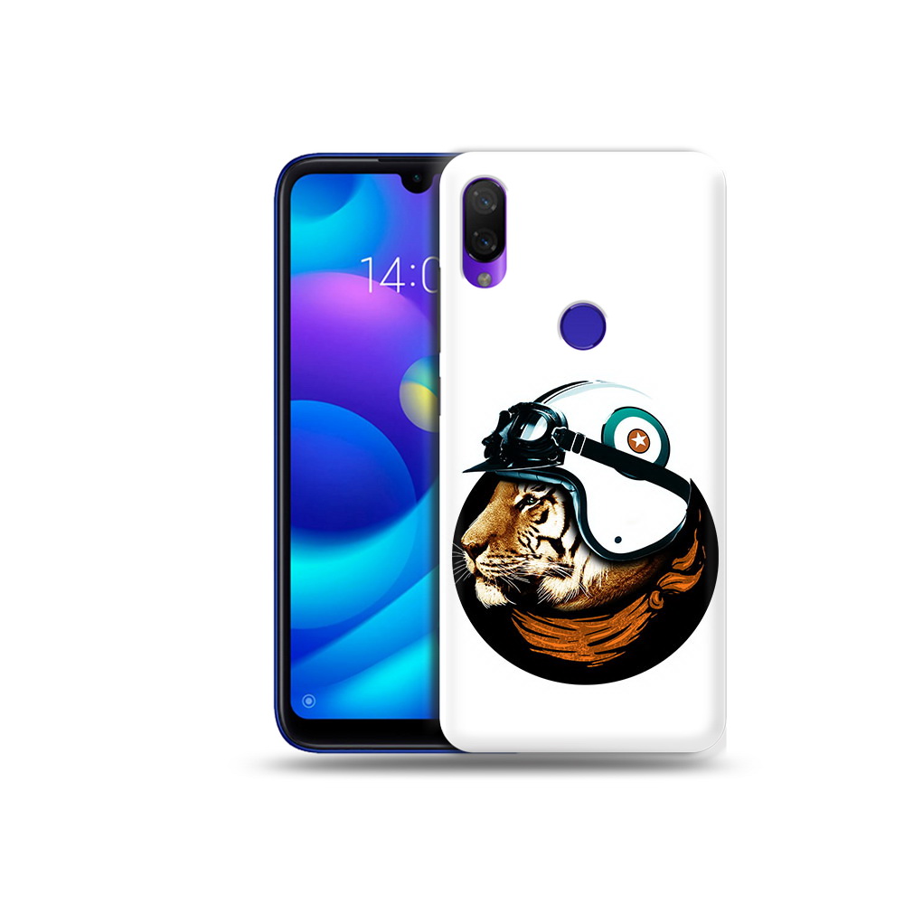 

Чехол MyPads Tocco для Xiaomi Mi Play Тигр в шлеме (PT128724.322.171), Прозрачный, Tocco