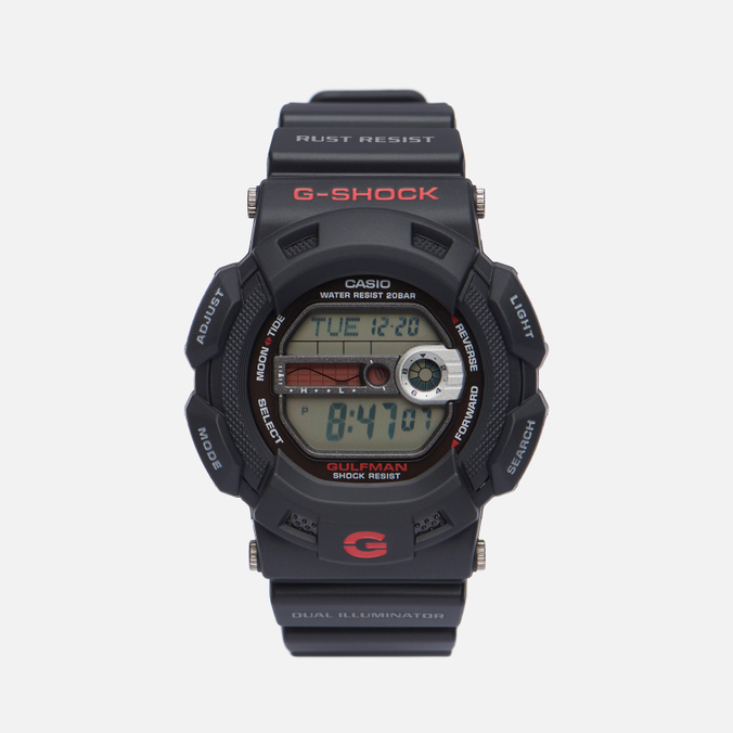 

Наручные часы CASIO G-SHOCK Gulfman G-9100-1 чёрный, Размер, G-SHOCK Gulfman G-9100-1