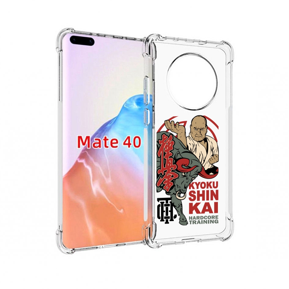

Чехол MyPads Tocco для Huawei Mate 40 единоборства рисунок, Прозрачный, Tocco