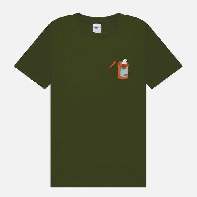 

Мужская футболка Ripndip Nermal Pills зелёный, Размер M, Зеленый, Nermal Pills