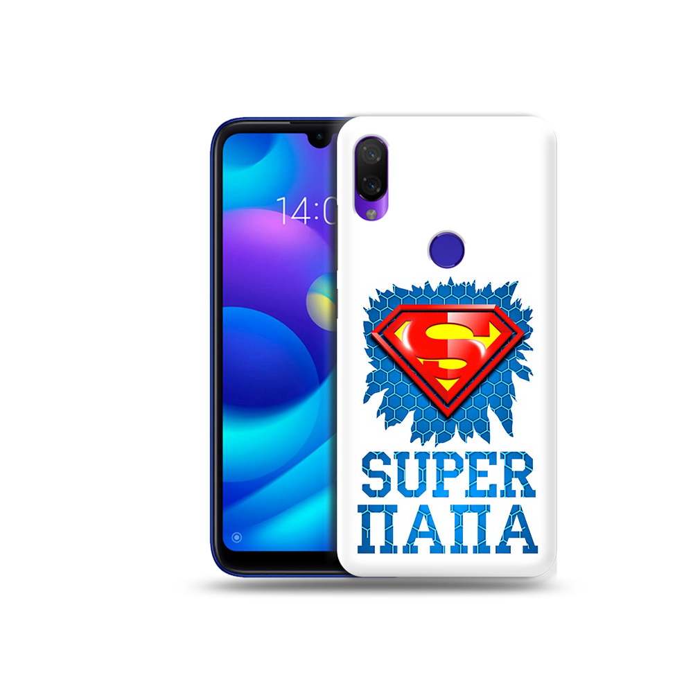 

Чехол MyPads Tocco для Xiaomi Mi Play Супер Папа (PT128724.322.165), Прозрачный, Tocco