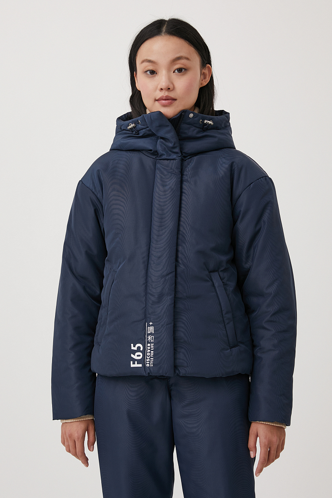 

Куртка женская Finn Flare FAB11070 синяя 2XL, Синий, FAB11070