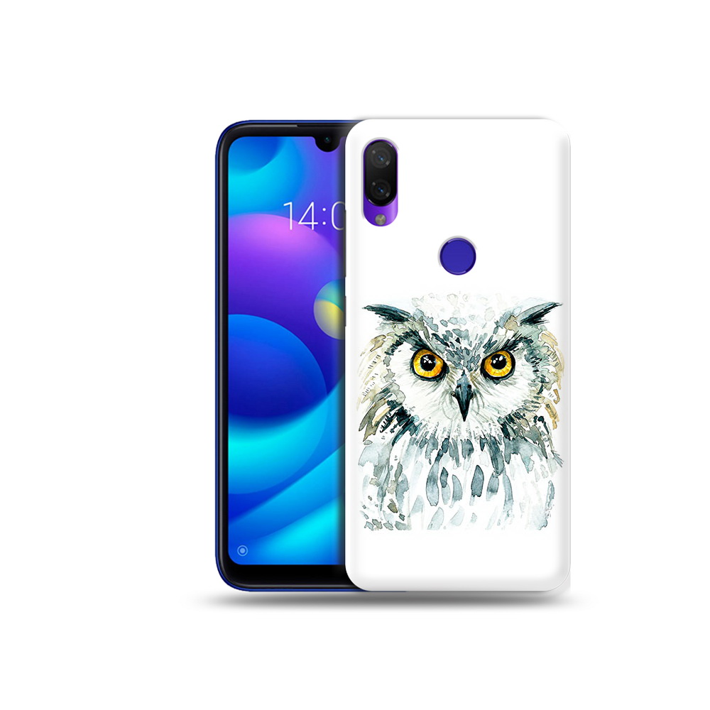 

Чехол MyPads Tocco для Xiaomi Mi Play Серьезная сова (PT128724.322.156), Прозрачный, Tocco