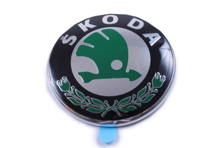

Эмблема Skoda задняя (черный satinschwarz/melange)