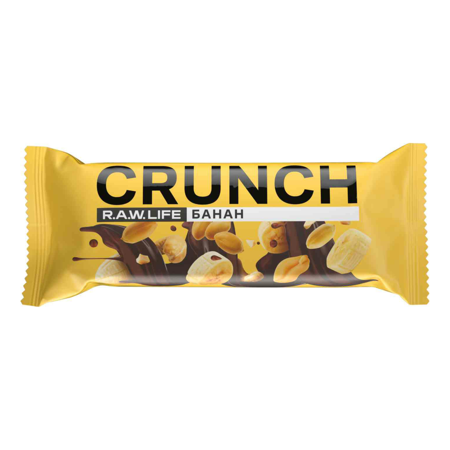 Батончик R.A.W. Life Crunch Банан ореховый глазированный 40 г