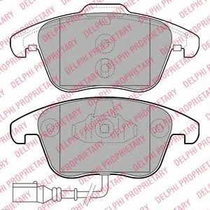 

Тормозные колодки DELPHI дисковые lp2110