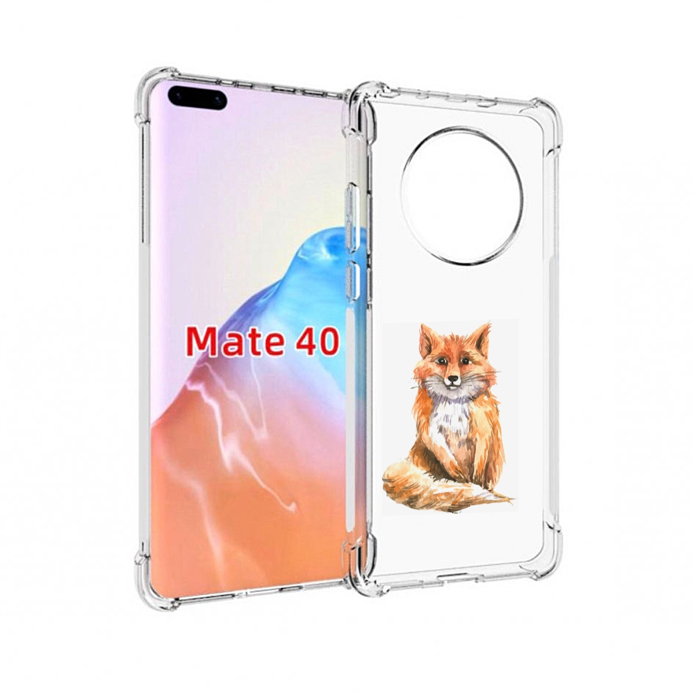 

Чехол MyPads Tocco для Huawei Mate 40 детская лиса, Прозрачный, Tocco