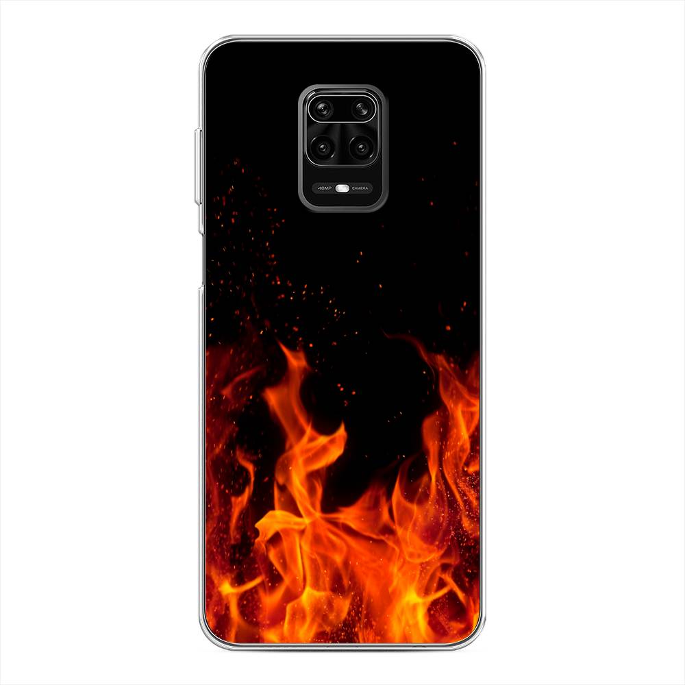 фото Чехол awog "все в огне" для xiaomi redmi note 9s