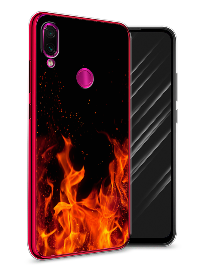 

Чехол Awog на Xiaomi Redmi Note 7 "Все в огне", Разноцветный, 34750-4