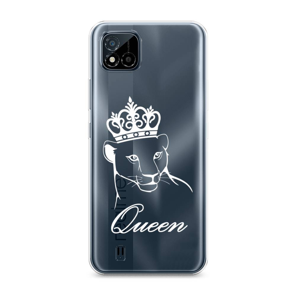 фото Силиконовый чехол "львица королева" на realme c11 (2021) awog