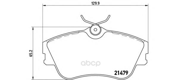 

Тормозные колодки brembo дисковые p85029