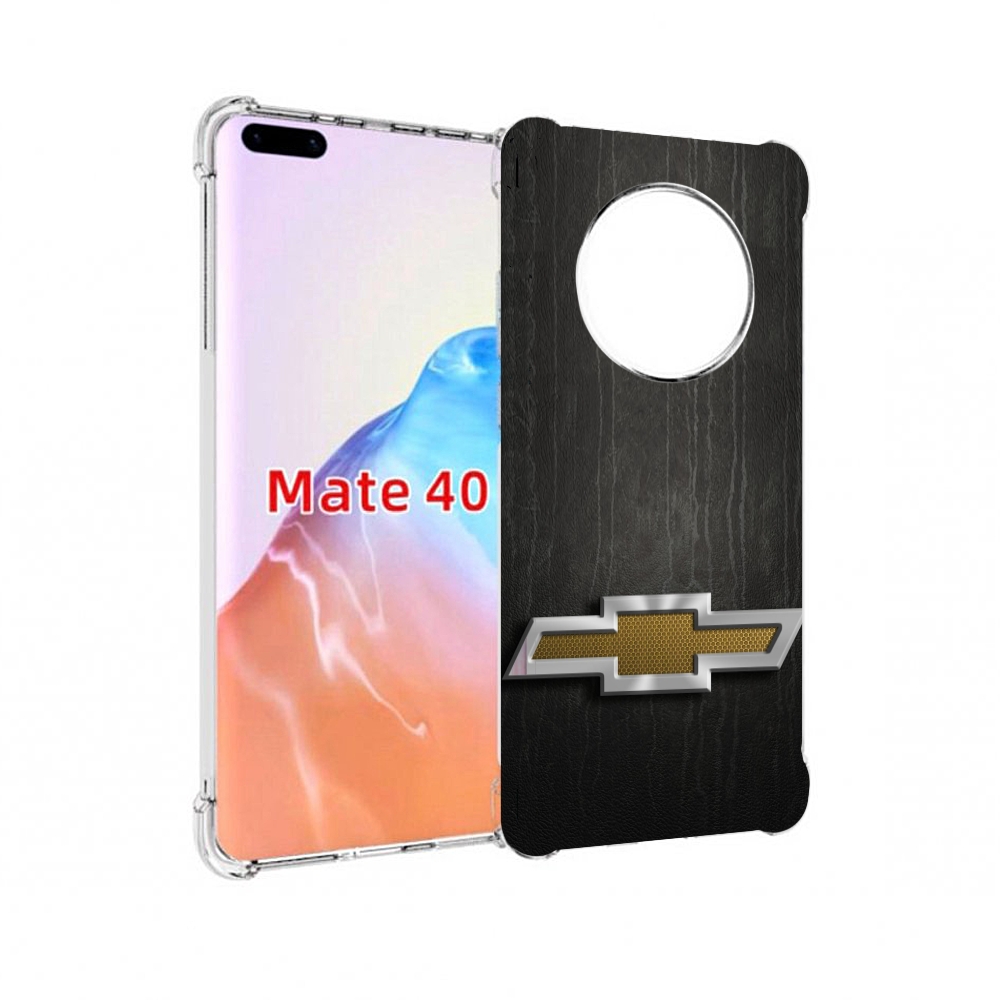 

Чехол MyPads Tocco для Huawei Mate 40 шевроле chevrolet 2, Прозрачный, Tocco