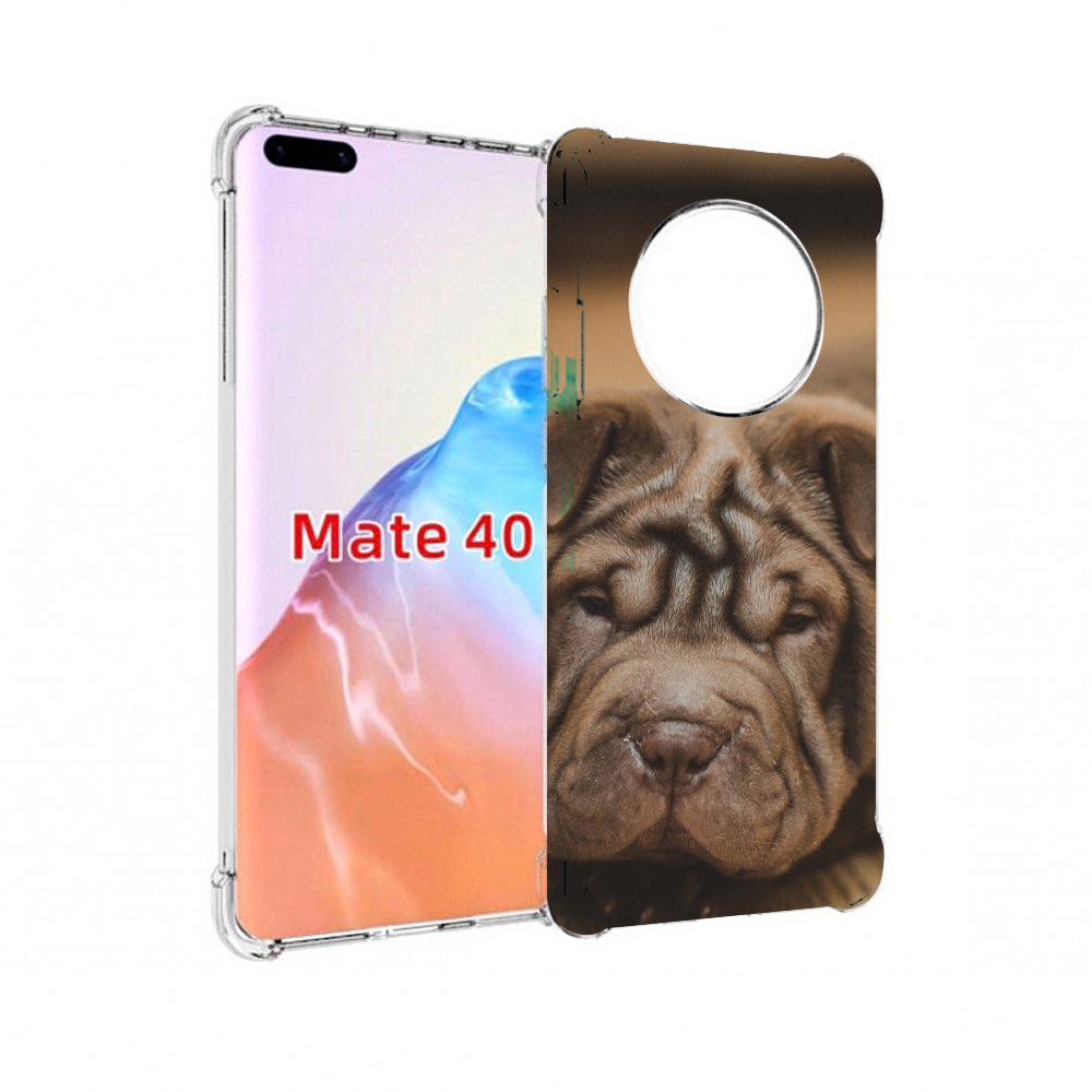 

Чехол MyPads Tocco для Huawei Mate 40 шарпеи, Прозрачный, Tocco