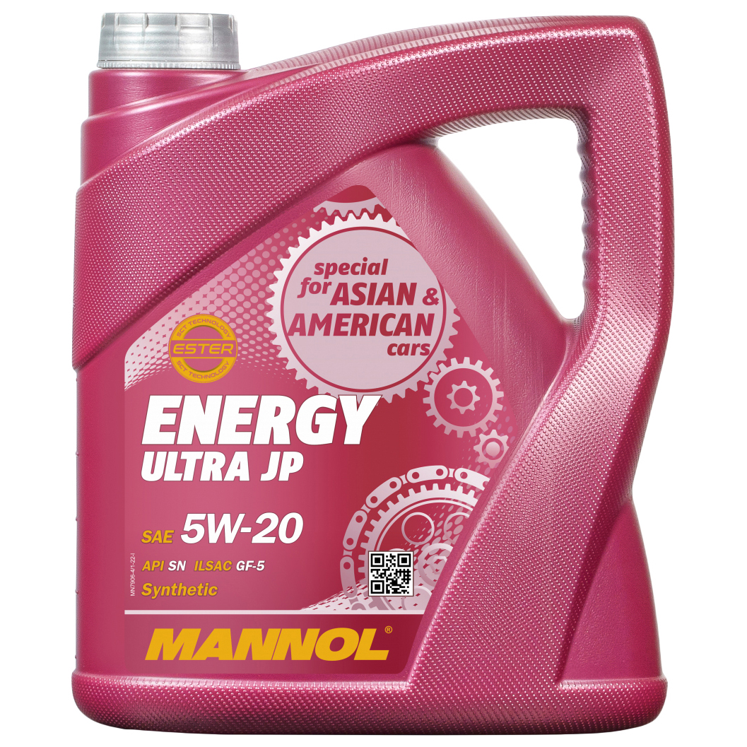 

Моторное масло MANNOL синтетическое Energy Ultra Jp 5w20 4л