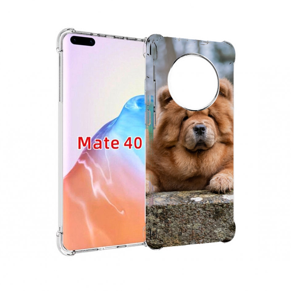 

Чехол MyPads Tocco для Huawei Mate 40 чау чау, Прозрачный, Tocco