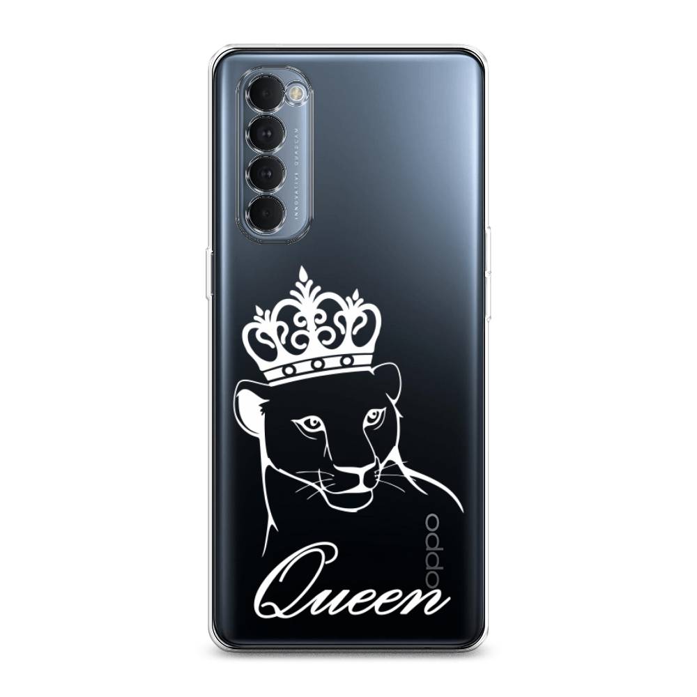 

Чехол Awog на Oppo Reno 4 Pro "Львица королева", Разноцветный, 258950-7
