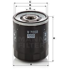 

Фильтр Масляный Citroen, Peugeot Mann-Filter W 7058 MANN-FILTER арт. W 7058