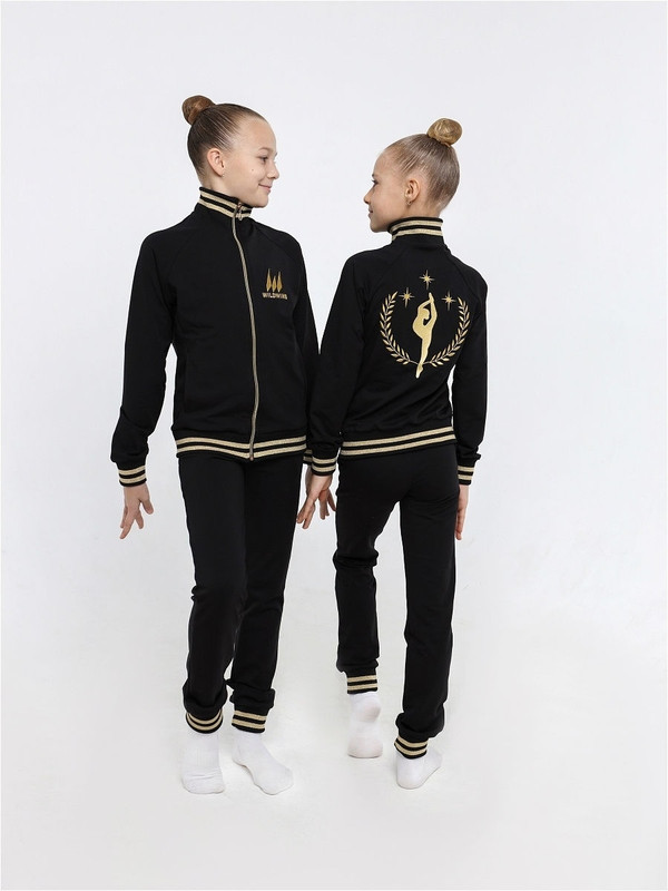 

Костюм спортивный детский WILDWINS WW-K038, черный, 122, WW-K038