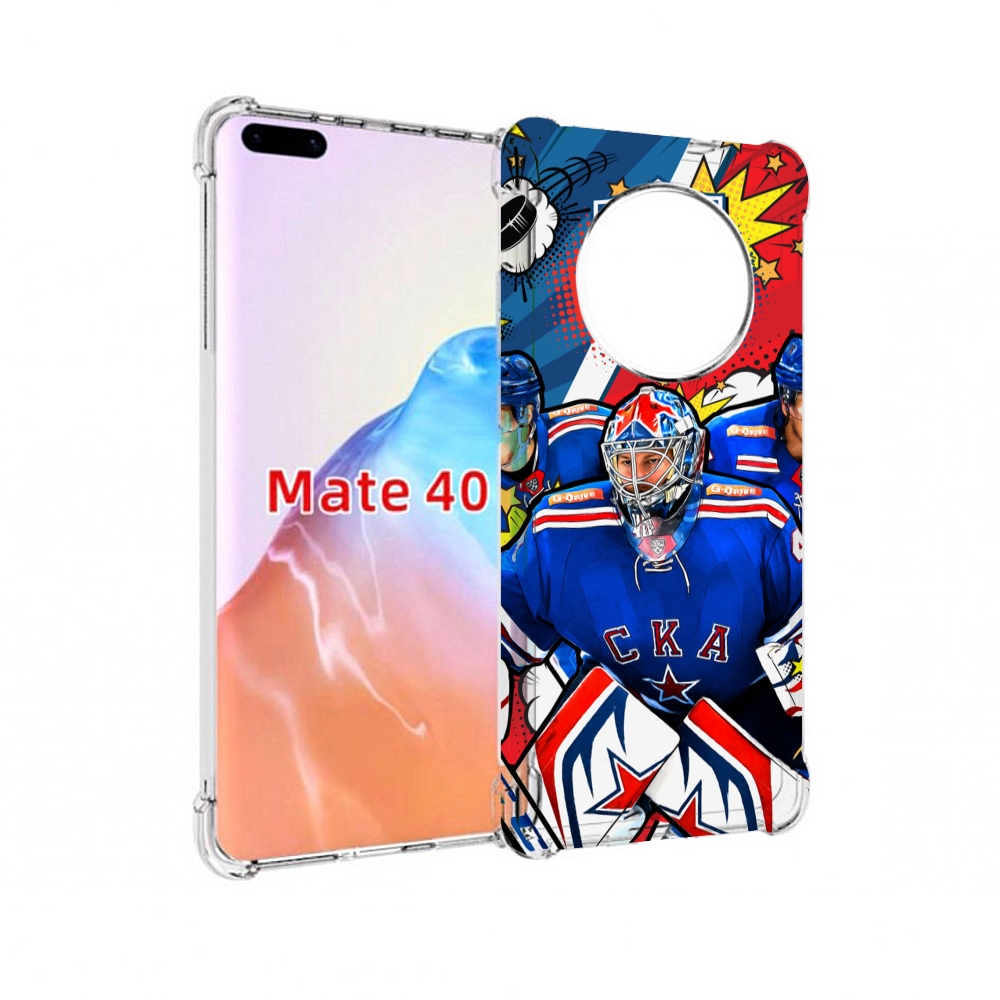 

Чехол MyPads Tocco для Huawei Mate 40 хк ска спб мужской, Прозрачный, Tocco