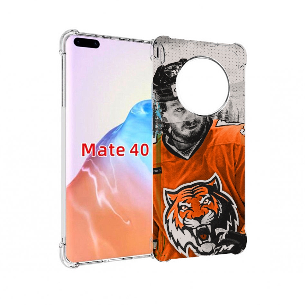 

Чехол MyPads Tocco для Huawei Mate 40 хк амур мужской, Прозрачный, Tocco