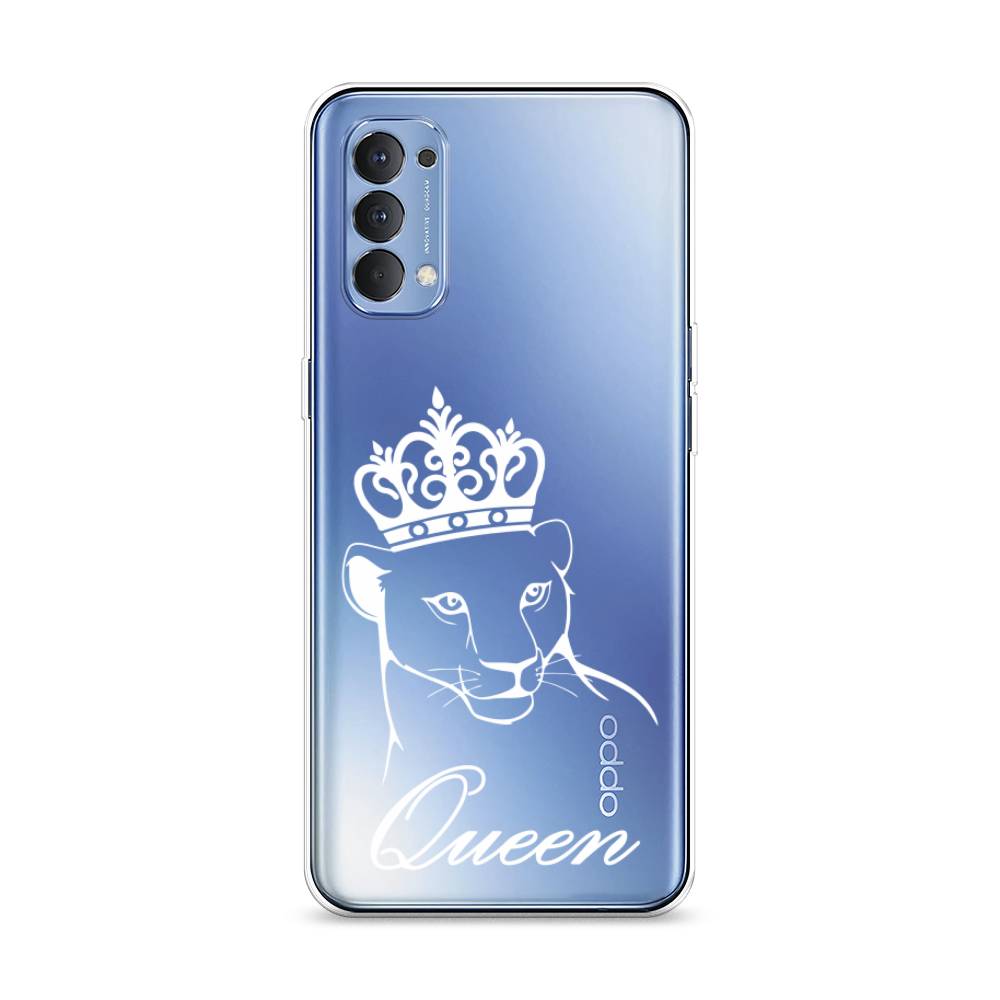 

Чехол Awog на Oppo Reno 4 4G "Львица королева", Разноцветный, 259450-7