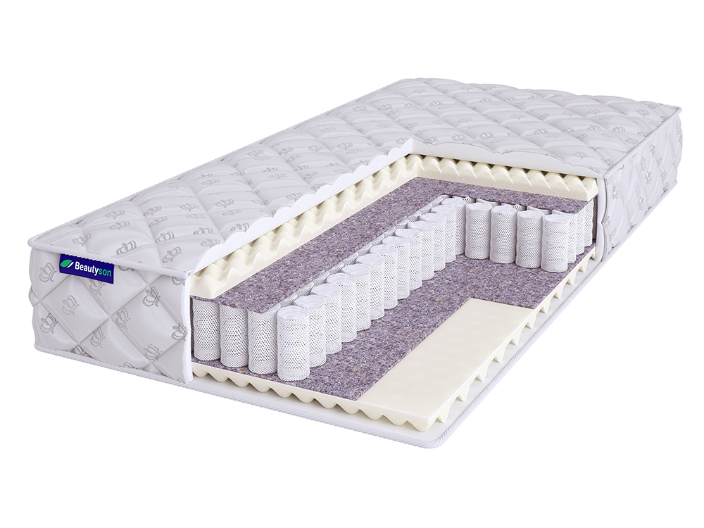 

Матрас Beautyson Roll Spring Massage Double S600, 180х135, 20 см, пружинный, Белый, Roll Spring Massage Double S600