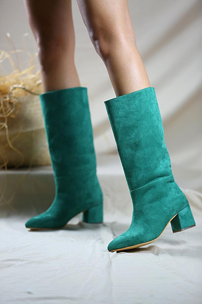 

Полусапоги женские Pembe Potin 29253 зеленые 36 EU (доставка из-за рубежа), 29253