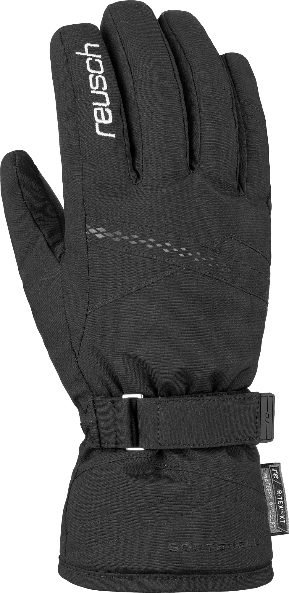 фото Перчатки reusch hannah r-tex® xt, black/silver, 7.5 inch