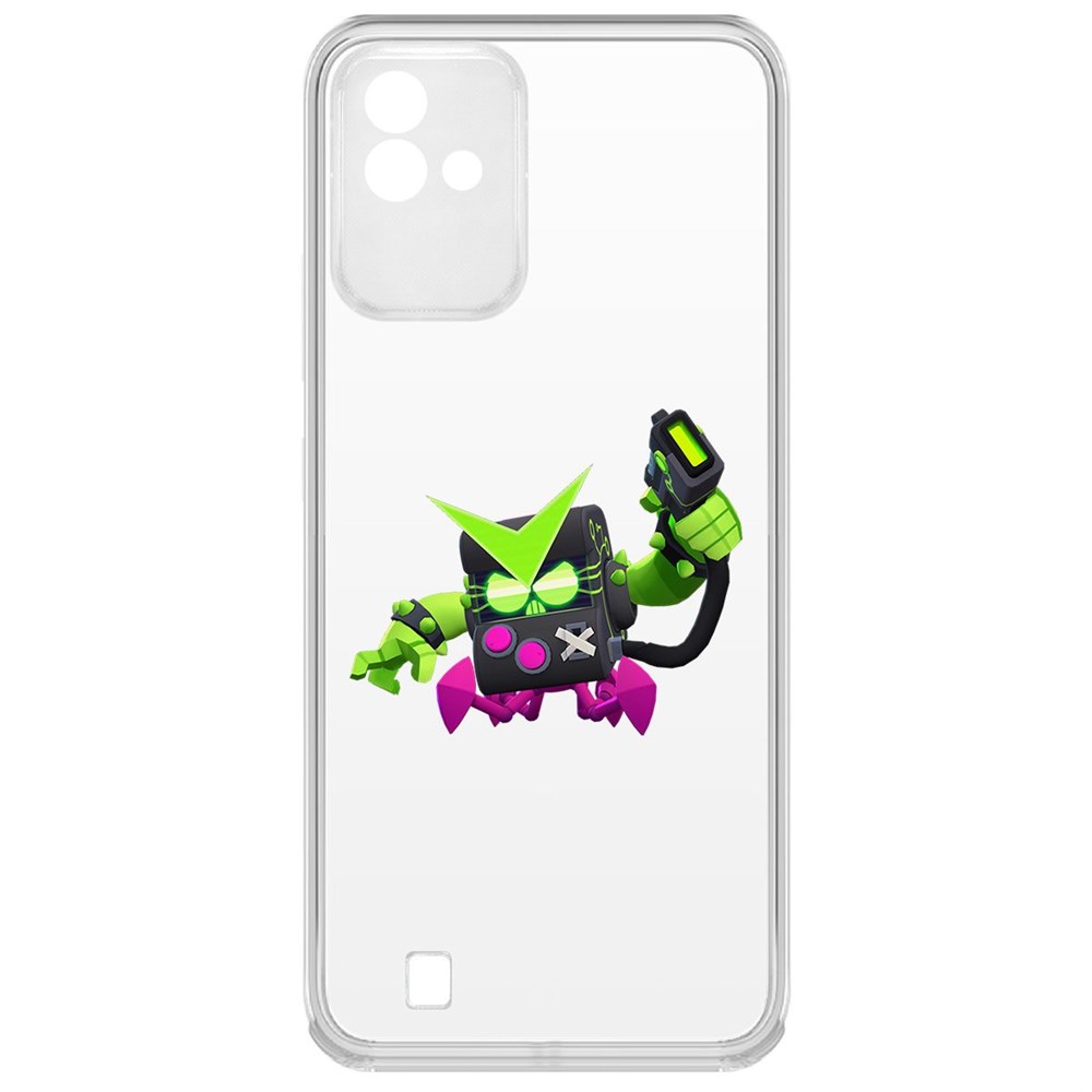 

Чехол-накладка Brawl Stars-Вирус 8-бит для Realme Narzo 50i