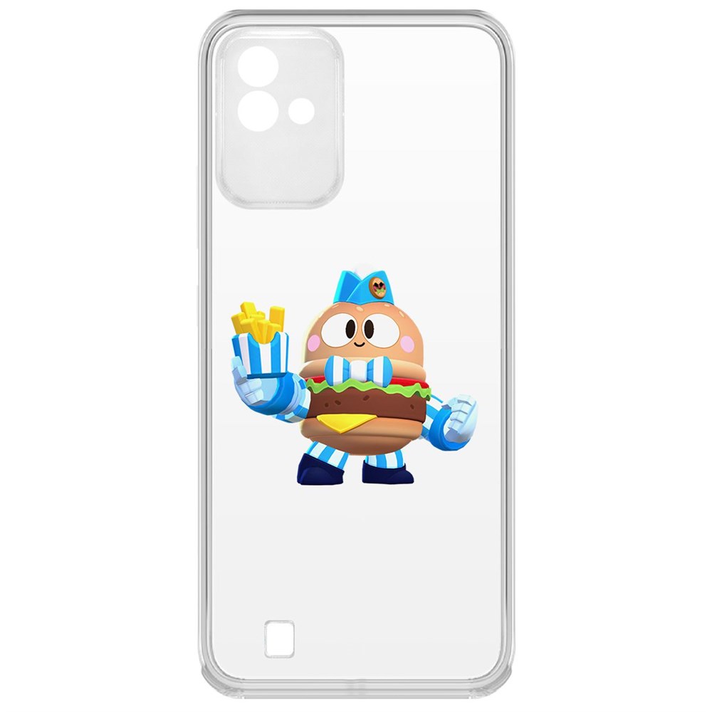 

Чехол-накладка Brawl Stars-Бургер Лу для Realme Narzo 50i