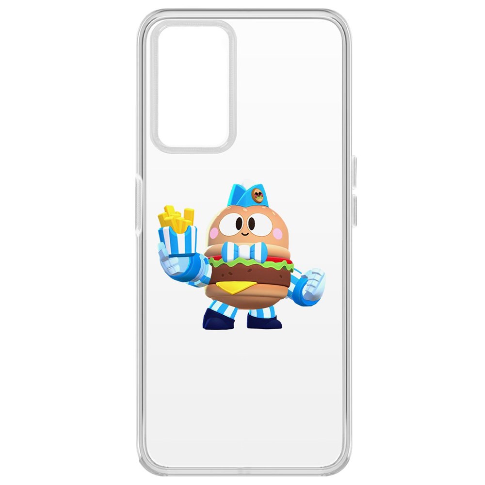 

Чехол-накладка Brawl Stars-Бургер Лу для Realme 9i