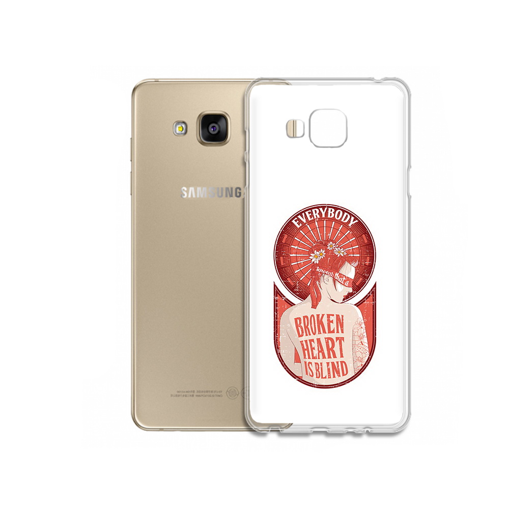 

Чехол MyPads Tocco для Samsung Galaxy J5 Prime девушка разбитое сердце (PT66772.570.310), Прозрачный, Tocco