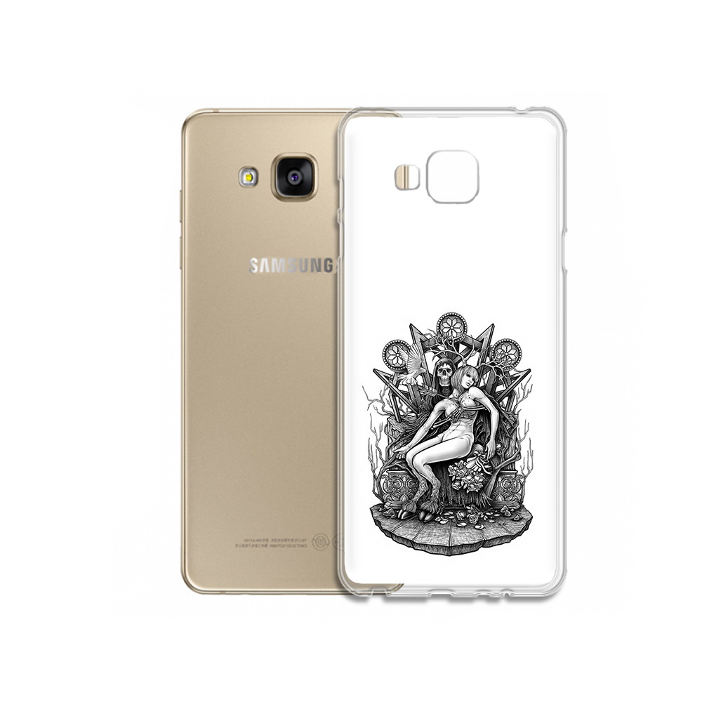 

Чехол MyPads Tocco для Samsung Galaxy J5 Prime девушка на троне (PT66772.570.309), Прозрачный, Tocco