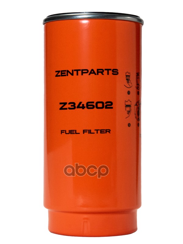 

ZENTPARTS Z34602 фильтр топливный! сепаратор 1-14UNS h230 D108\ DAF CF75/85 XF95/105, MAN