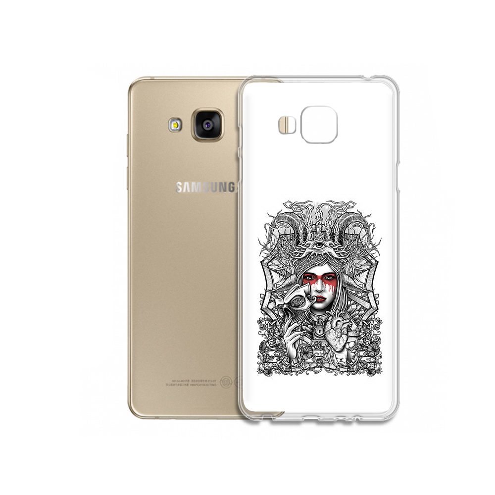

Чехол MyPads Tocco для Samsung Galaxy J5 Prime грусная девушка (PT66772.570.302), Прозрачный, Tocco