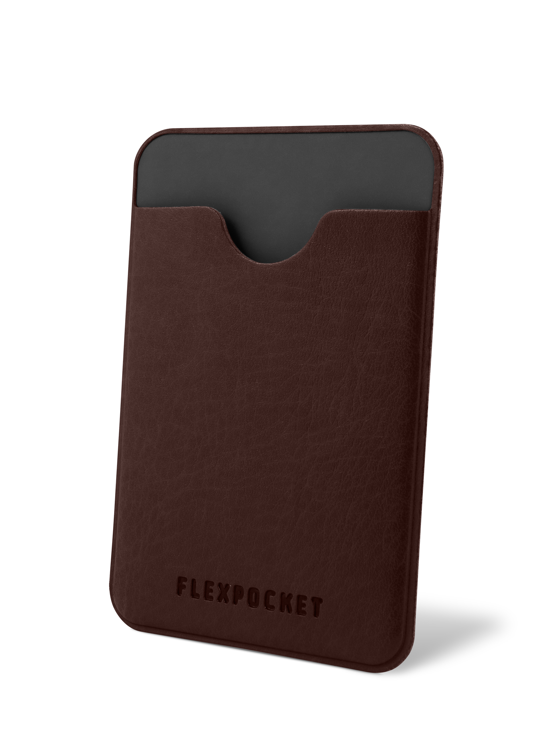 Кредитница унисекс POL-7ES коричневая-classic Flexpocket. Цвет: коричневый