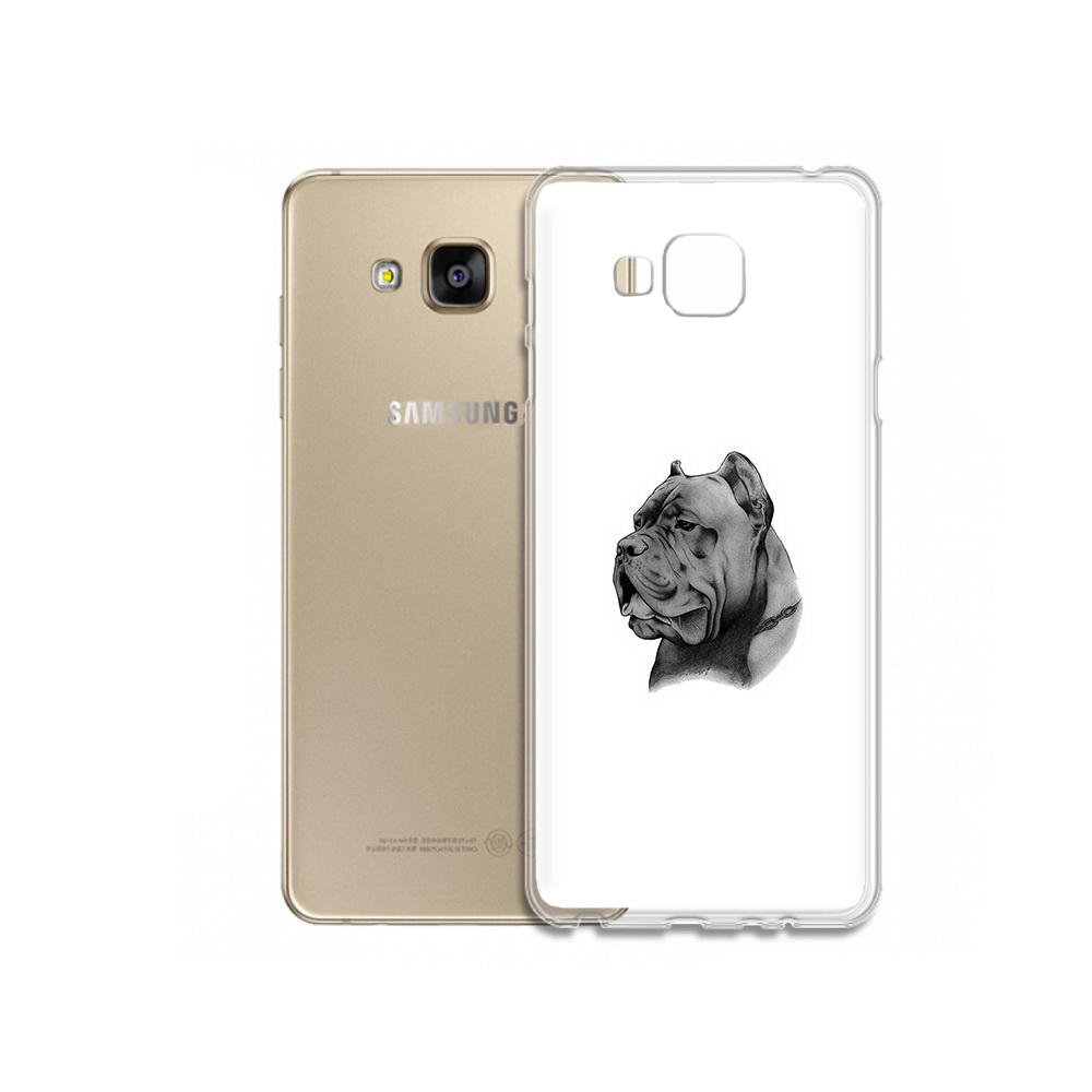 

Чехол MyPads Tocco для Samsung Galaxy J5 Prime грозный бульдог (PT66772.570.300), Прозрачный, Tocco