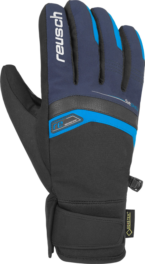 фото Перчатки reusch bruce gtx, dress blue/black, 9.5 inch