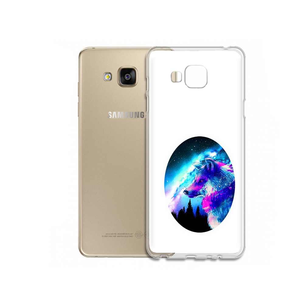 

Чехол MyPads Tocco для Samsung Galaxy J5 Prime голубой волк (PT66772.570.293), Прозрачный, Tocco
