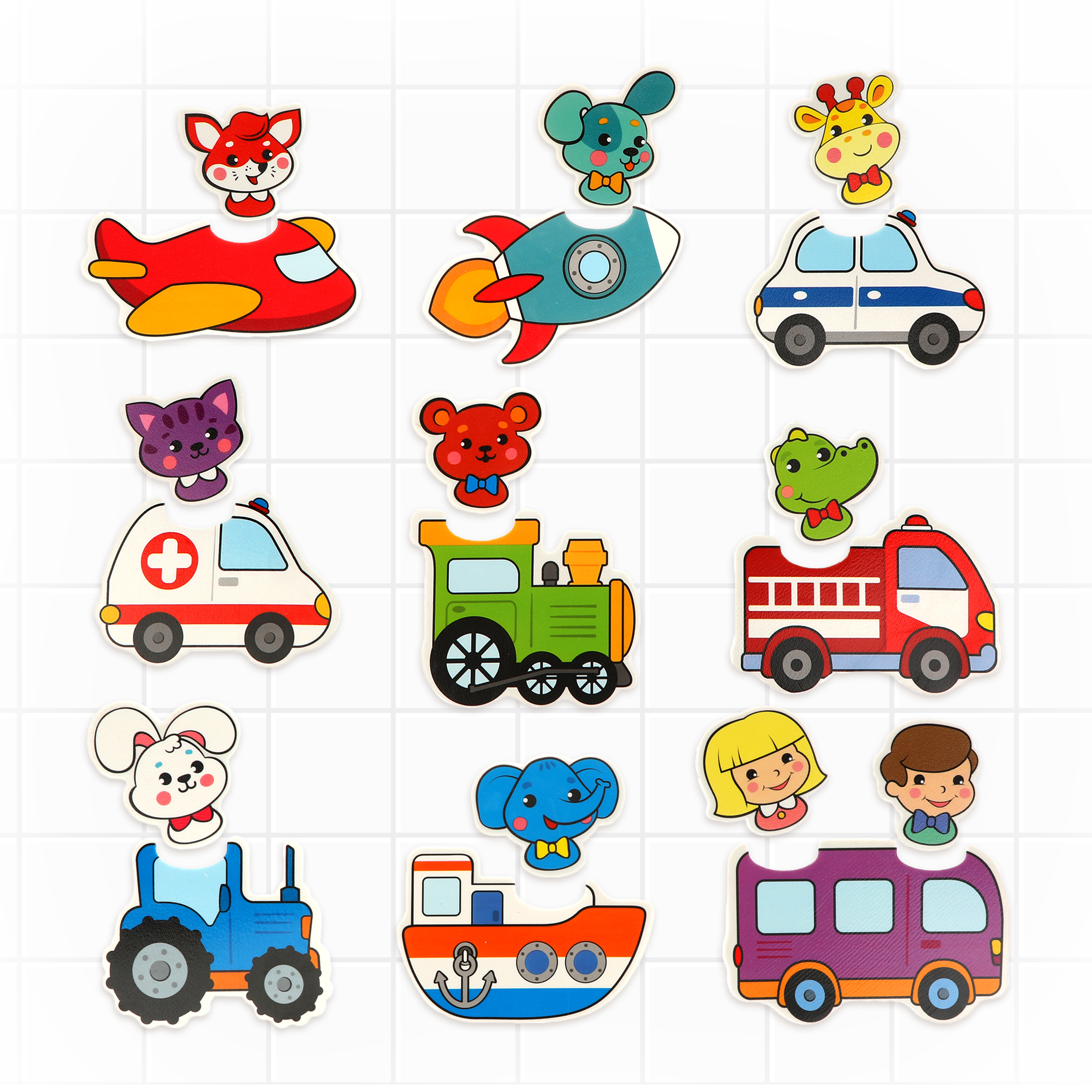 Игрушка для купания Жирафики Транспорт 939826