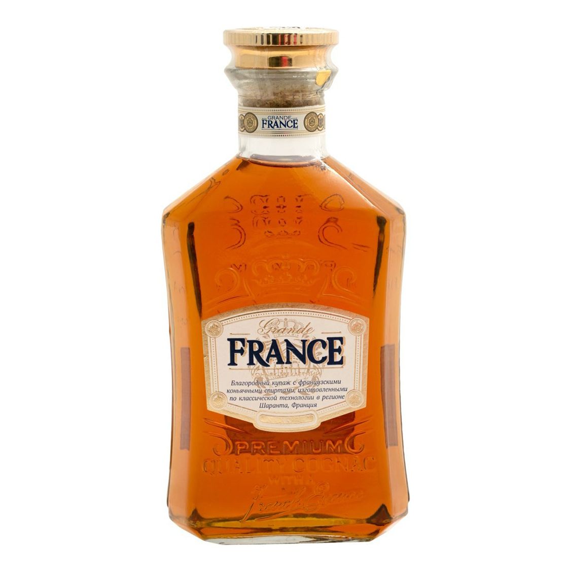 

Коньяк Grande France 3 года 40% 0,5 л
