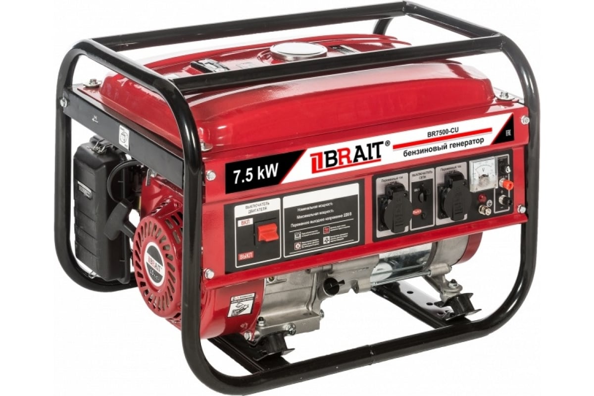 

Генератор бензиновый BRAIT BR7500-CU