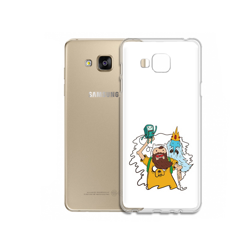 

Чехол MyPads Tocco для Samsung Galaxy J5 Prime время приключений старый Финн, Прозрачный, Tocco