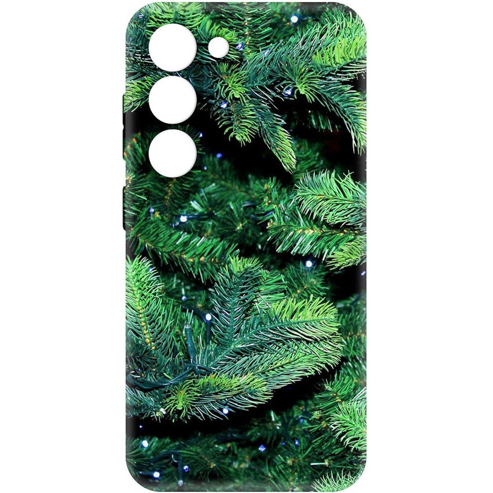 

Чехол-накладка Софт Еловые лапки для Samsung Galaxy S23, Черный