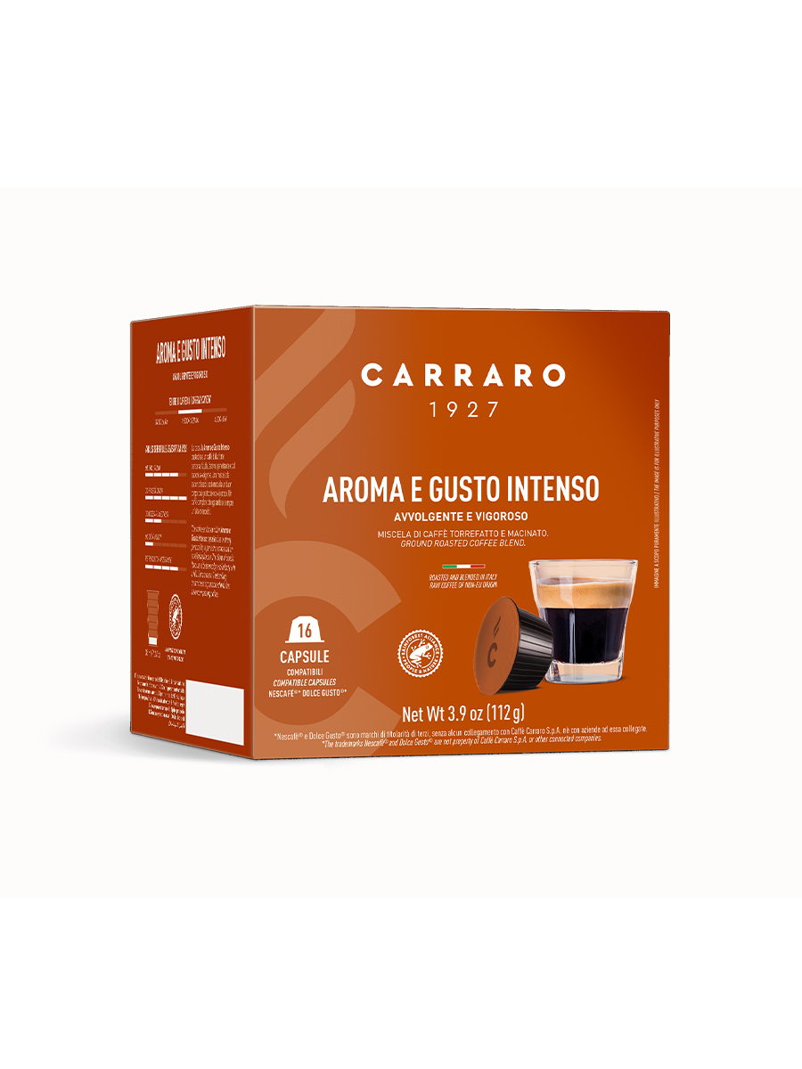 фото Кофе в капсулах системы dolce gusto carraro aroma e gusto intenso 16 шт.