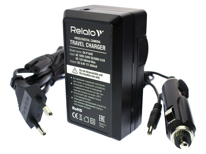 Зарядное устройство Relato CH-P1640/LP-E10 для Canon LP-E10