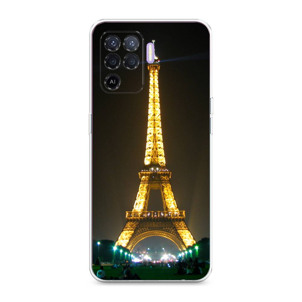 

Чехол на Oppo Reno 5 Lite "Париж 2", Желтый;серый, 255150-2