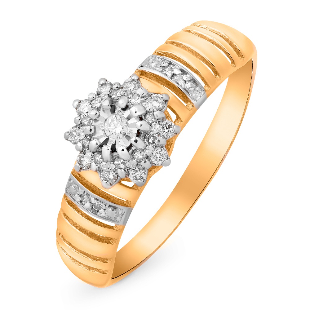 

Кольцо из золота р.  585Gold 101008543, бриллиант\бриллиант, 101008543