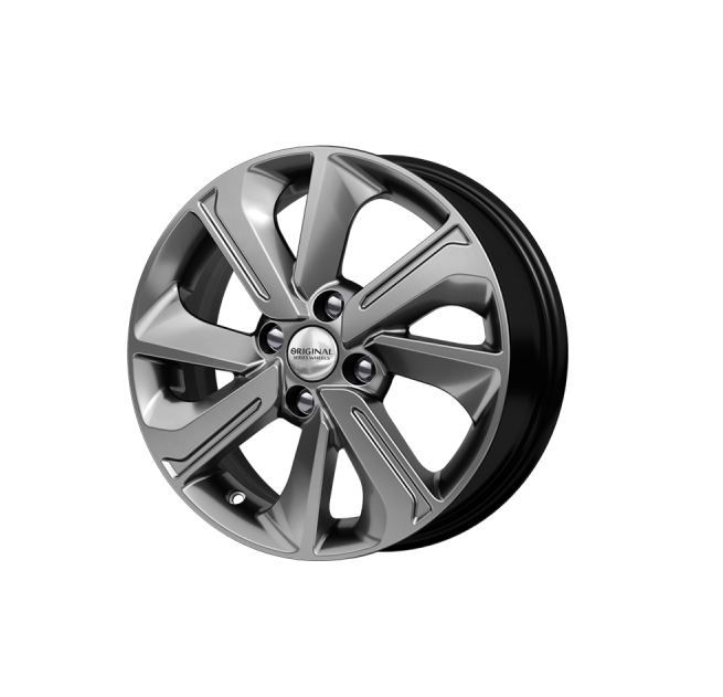 

Колесный диск 6x15/4x100 ET46 D54,1 KL-319 графит, Серебристый