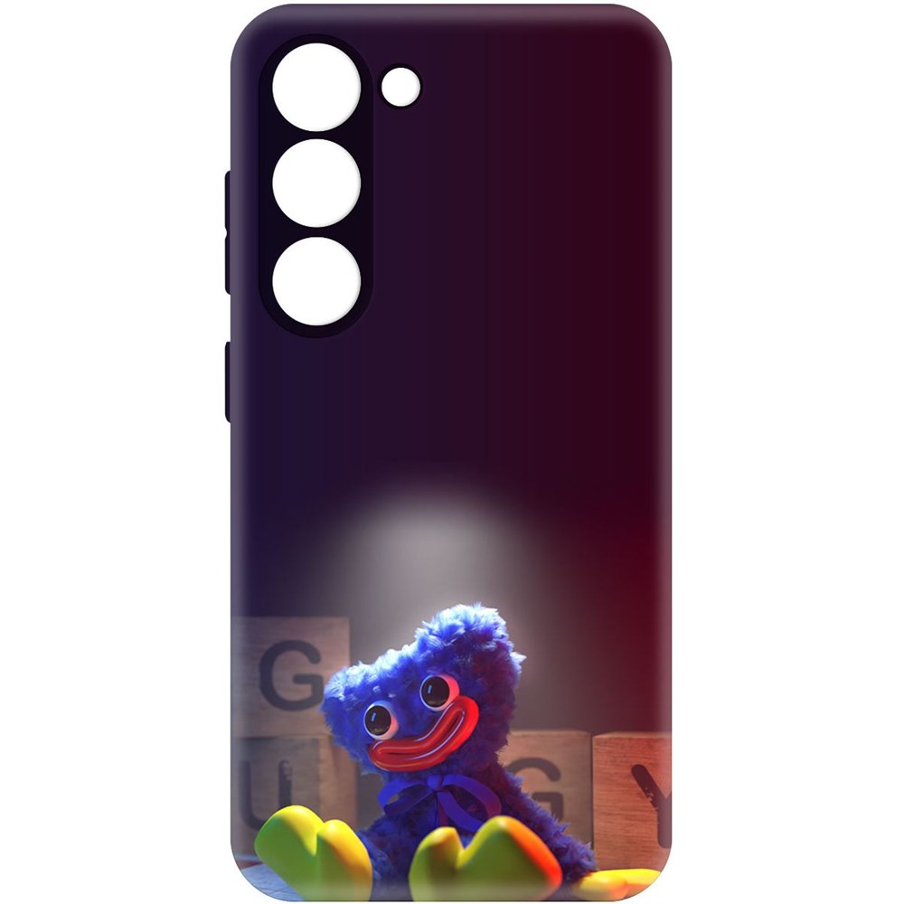 

Чехол-накладка Софт Хаги Ваги игрушка для Samsung Galaxy S23, Черный